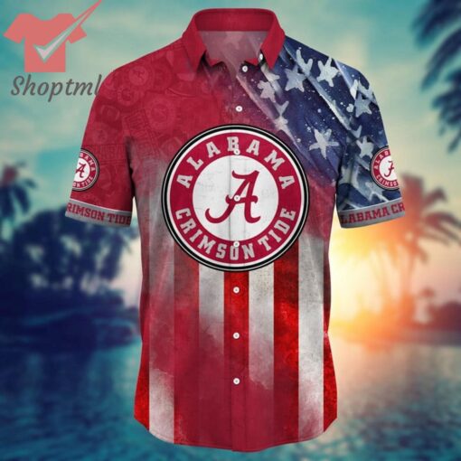 Alabama Crimson Tide NCAA 4th of july hawaiian shirt