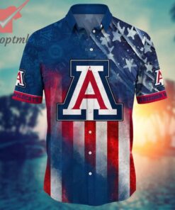 Arizona Wildcats NCAA 4th of july hawaiian shirt