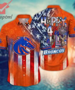 Boise State Broncos NCAA 4th of july hawaiian shirt