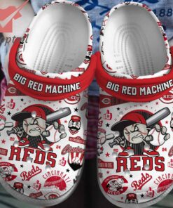 Cincinnati Reds Big Red Machine MLB Crocs Clogs