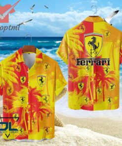 Ferrari Summer Tropical Hawaiian Shirt