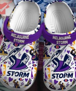 Melbourne Storm Rugby League 2024 Crocs Clogs
