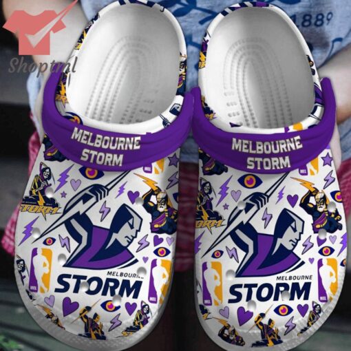 Melbourne Storm Rugby League 2024 Crocs Clogs