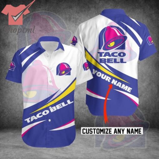 Taco Bell Custom Name Hawaiian Shirt