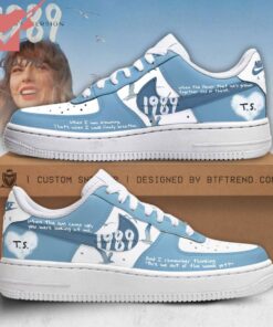 Taylor Swift 1989 When I Was Drowing Air Force 1 Sneaker