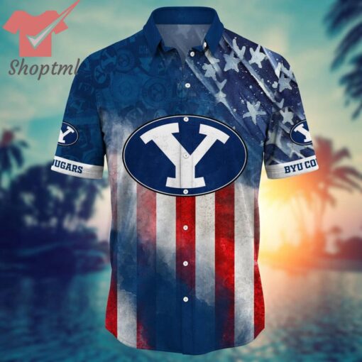 BYU Cougars NCAA 4th of july hawaiian shirt