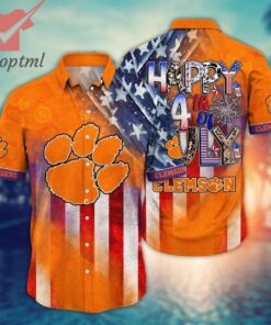 Clemson Tigers NCAA 4th of july hawaiian shirt
