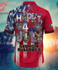 georgia bulldogs ncaa 4th of july hawaiian shirt 3 bQGGh