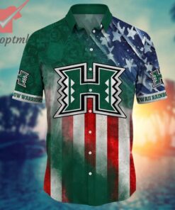 Hawaii Rainbow Warriors NCAA 4th of july hawaiian shirt