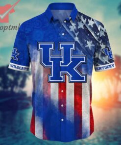 Kentucky Wildcats NCAA 4th of july hawaiian shirt
