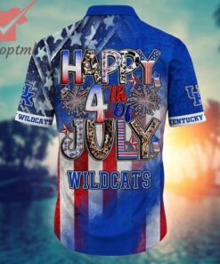 kentucky wildcats ncaa 4th of july hawaiian shirt 3 Kgc3Z