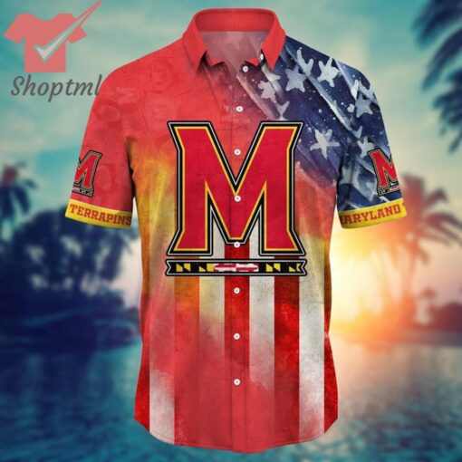 Maryland Terrapins NCAA 4th of july hawaiian shirt