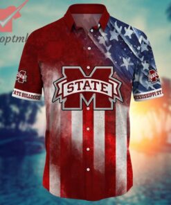Mississippi State Bulldogs NCAA 4th of july hawaiian shirt