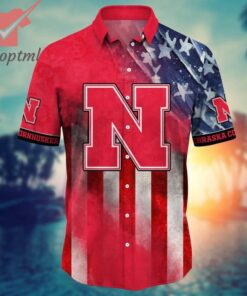 Nebraska Cornhuskers NCAA 4th of july hawaiian shirt