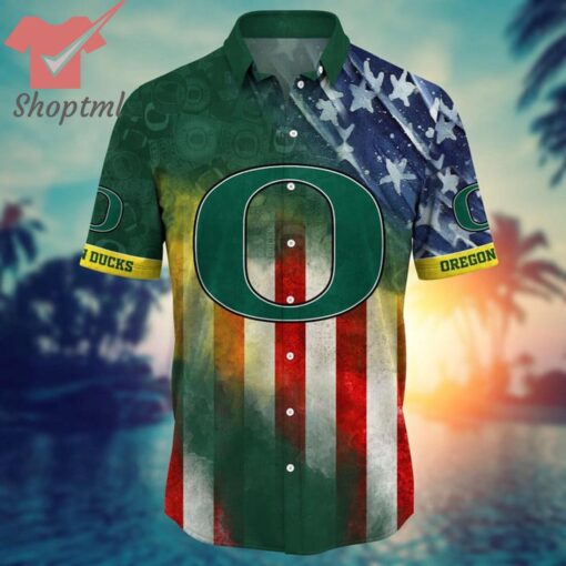 Oregon Ducks NCAA 4th of july hawaiian shirt