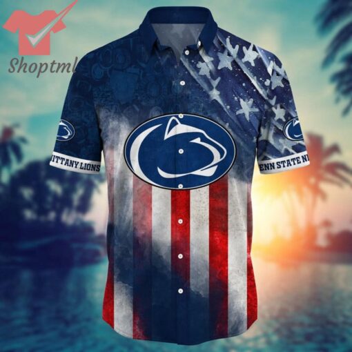 Penn State Nittany Lions NCAA 4th of july hawaiian shirt