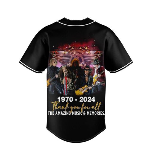 Aerosmith Memories 1970-2024 Baseball Jersey