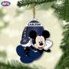 Collingwood Football Club Magpies AFL Mickey Mouse Christmas Ornament