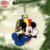 Brisbane Lions AFL Mickey Mouse Christmas Ornament