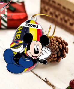 adelaide football club crows afl mickey mouse christmas ornament 2 Pm1ld