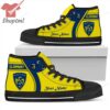 Aviron Bayonnais Personalized High Top Canvas Shoes