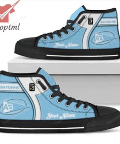 Aviron Bayonnais Personalized High Top Canvas Shoes