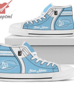 Aviron Bayonnais Personalized High Top Canvas Shoes