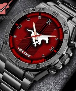 Calgary Stampeders CFL Personalized Stainless Steel Watch