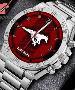 Calgary Stampeders CFL Personalized Stainless Steel Watch