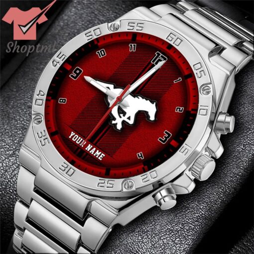 Calgary Stampeders CFL Personalized Stainless Steel Watch