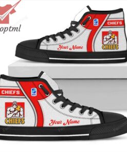 Rebels Super Rugby Personalized High Top Canvas Shoes