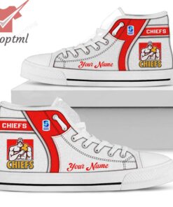 Chiefs Super Rugby Personalized High Top Canvas Shoes