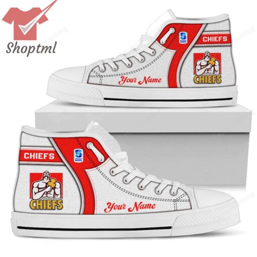 Chiefs Super Rugby Personalized High Top Canvas Shoes