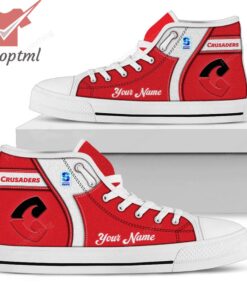 Crusaders Super Rugby Personalized High Top Canvas Shoes