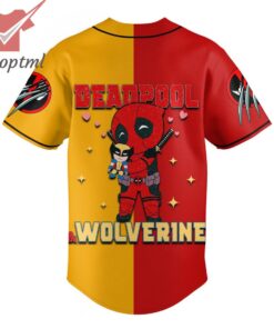 deadpool wolverine custom name baseball jersey 3 AoGH9