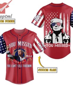 Donald Trump You Missed Baseball Jersey