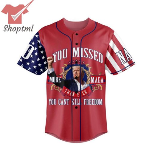 Donald Trump You Missed Baseball Jersey