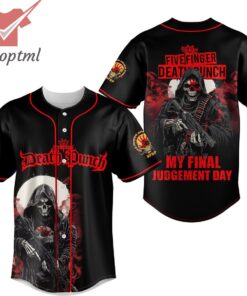 Five Finger Death Punch My Final Judgement Day Baseball Jersey