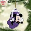 Brisbane Lions AFL Mickey Mouse Christmas Ornament