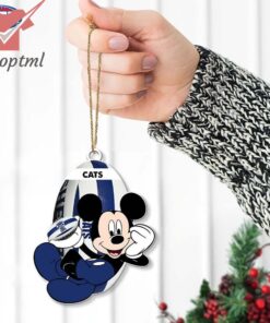 geelong cats afl mickey mouse christmas ornament 2 b5nAS