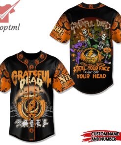 Grateful Dead Steel You Face Right Off Your Hands Personalized Baseball Jersey