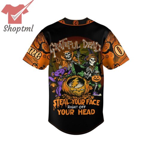 Grateful Dead Steel You Face Right Off Your Hands Personalized Baseball Jersey