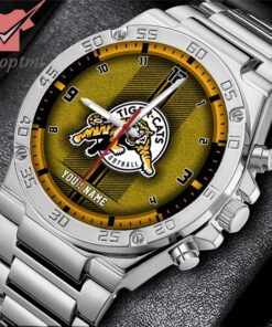 Hamilton Tiger-Cats CFL Personalized Stainless Steel Watch