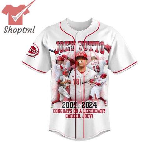 Joey Votto Congrats On A Legend Baseball Jersey