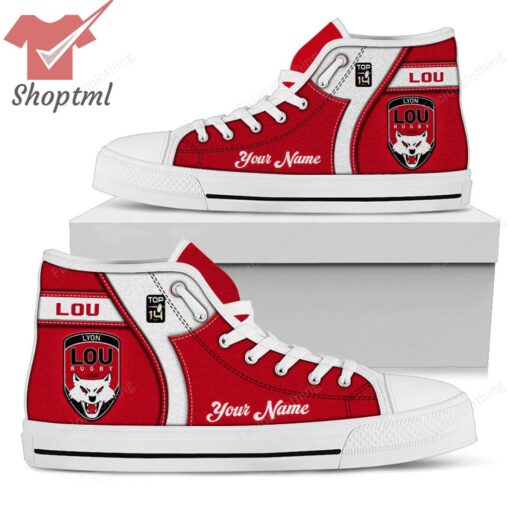 Lyon OU Personalized High Top Canvas Shoes