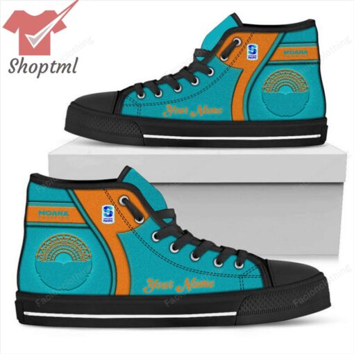 Moana Pasifika Super Rugby Personalized High Top Canvas Shoes