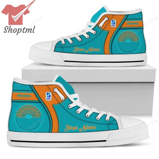 Moana Pasifika Super Rugby Personalized High Top Canvas Shoes