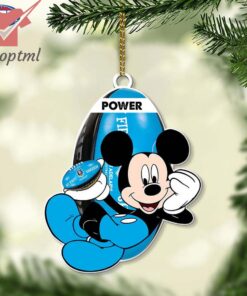 Gold Coast Suns AFL Mickey Mouse Christmas Ornament