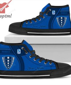 Oyonnax Rugby Personalized High Top Canvas Shoes