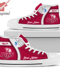 reds super rugby personalized high top canvas shoes 2 KmXhP